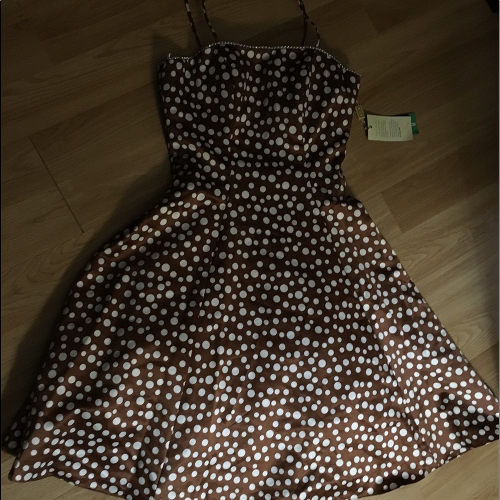 Nox Narianna brown and white dress